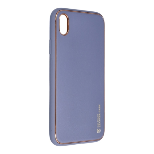 Forcell LEATHER bőr telefontok IPHONE XR blue