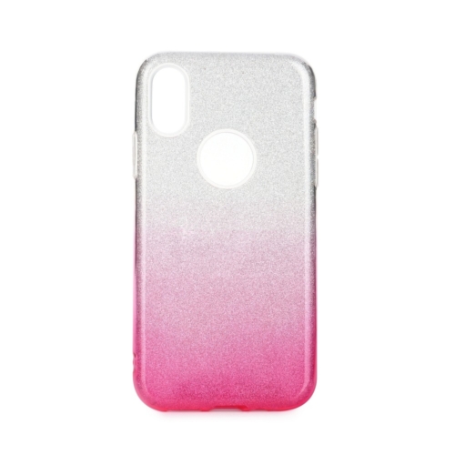 Forcell SHINING IPHONE 12 MINI clear/pink telefontok